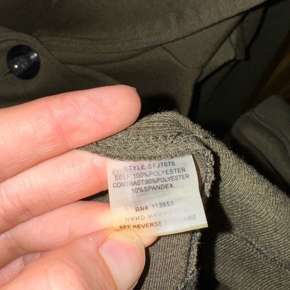 41 Hawthorn Forest Green Button Up Blazer Jacket Women’s Size Large - Picture 4 of 5